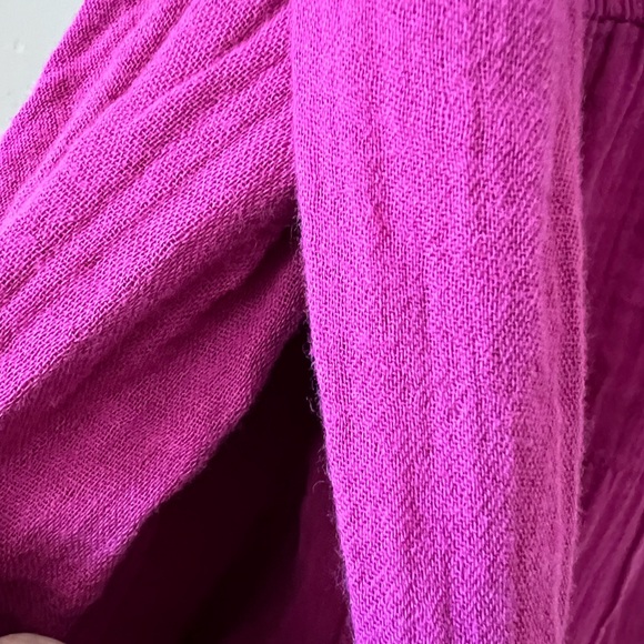 Waist-Defined Linen-Blend
Smocked Midi Cami Dress - Picture 4 of 7